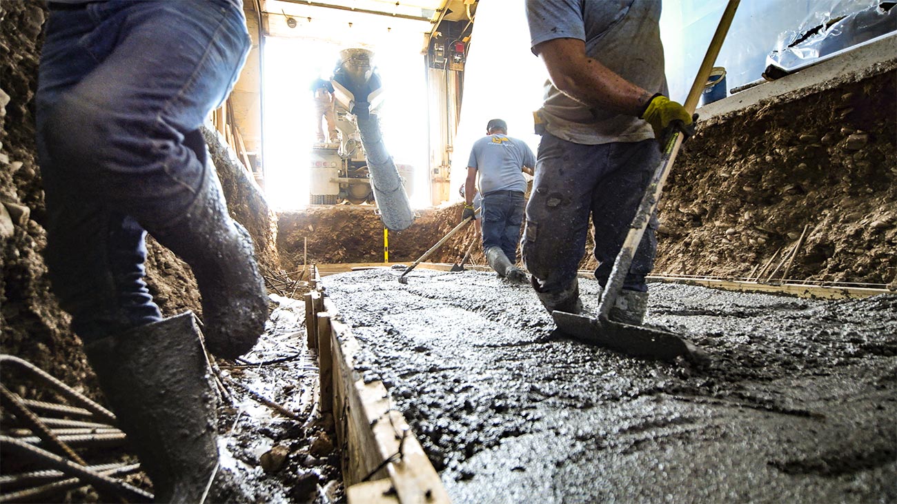 Projet Coffrage et fondations de béton à Caplan