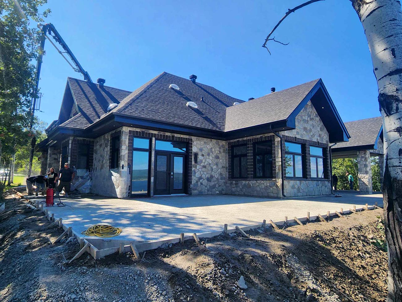Projet dalles de béton à Campbelton