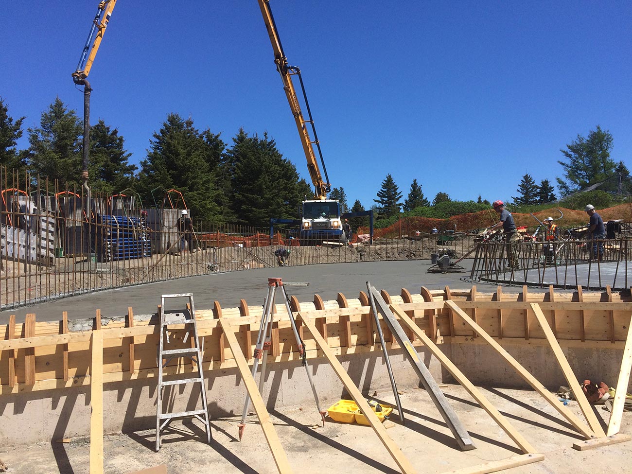 Projet dalles de béton à Campbelton