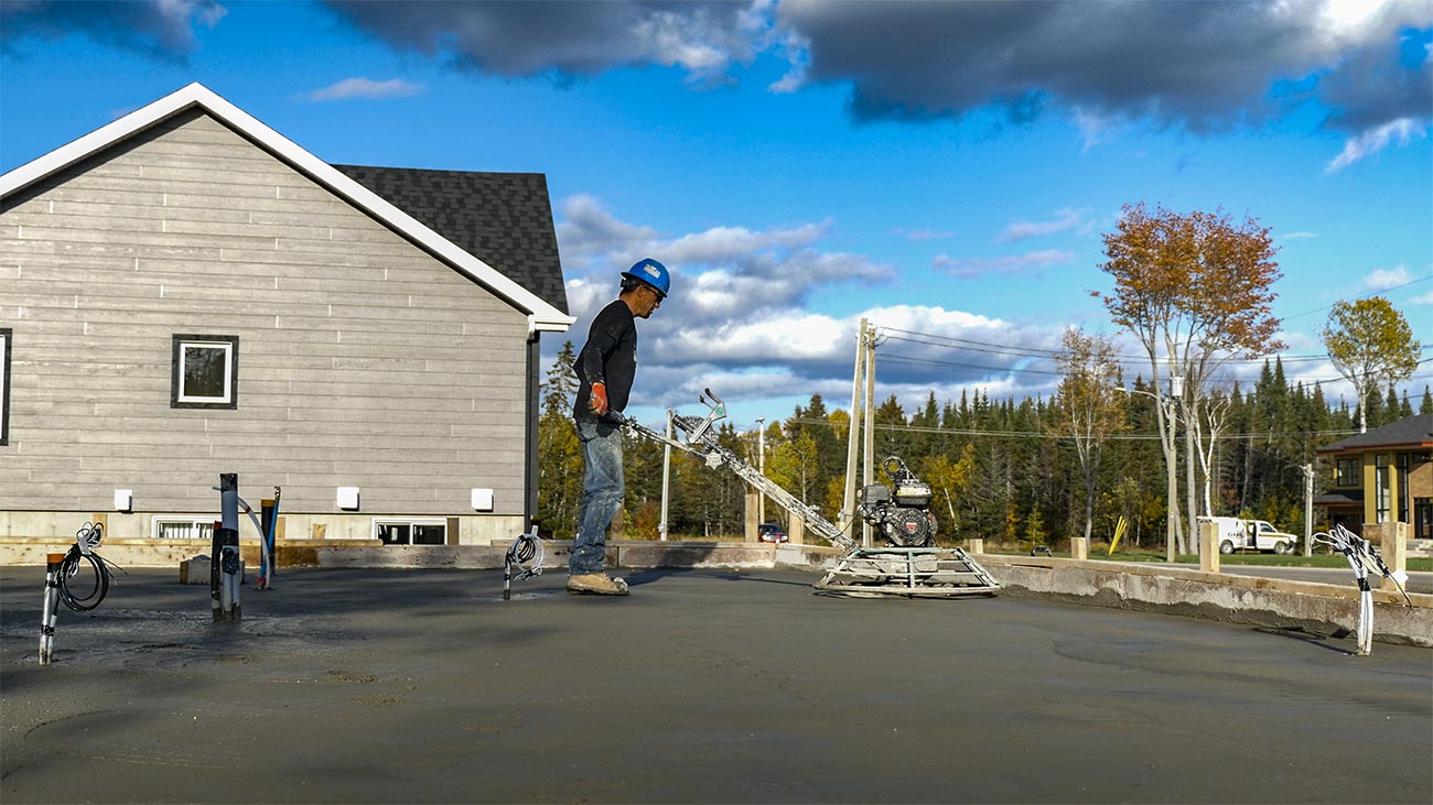 Projet dalles de béton à Campbelton
