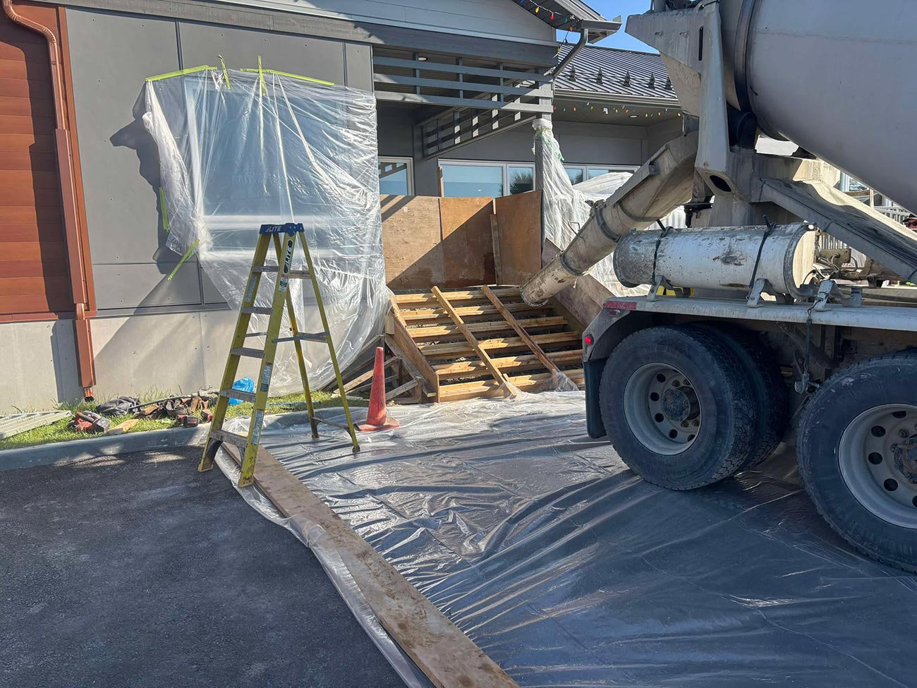 Projet dalles de béton à Campbelton