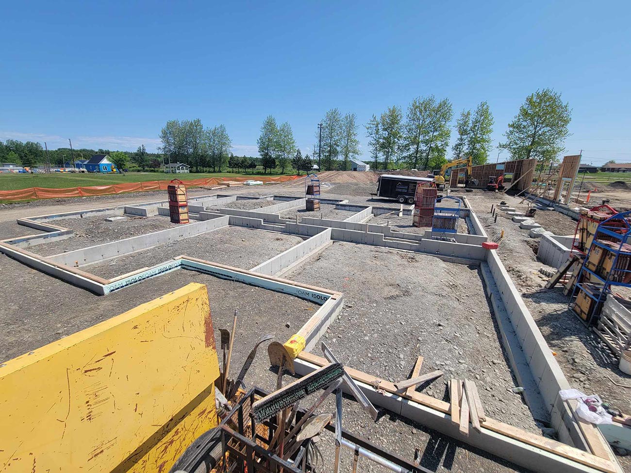 Projet dalles de béton à Campbelton