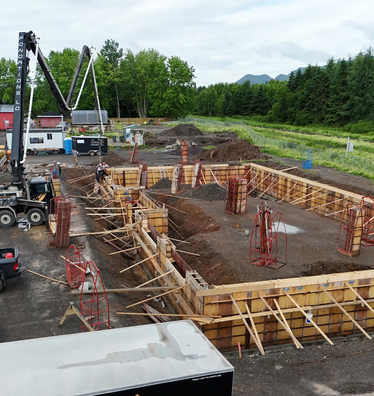 Projet dalles de béton à Campbelton