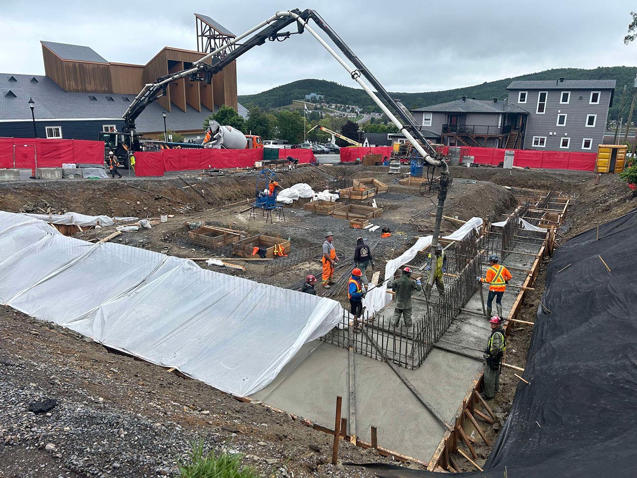 Projet dalles de béton à Campbelton