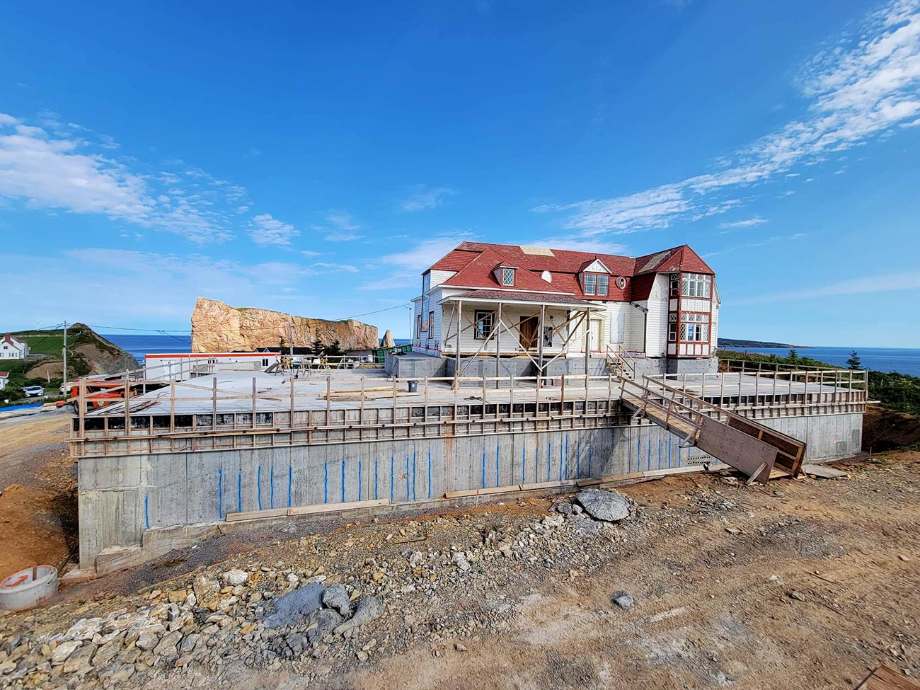 Projet dalles de béton à Campbelton