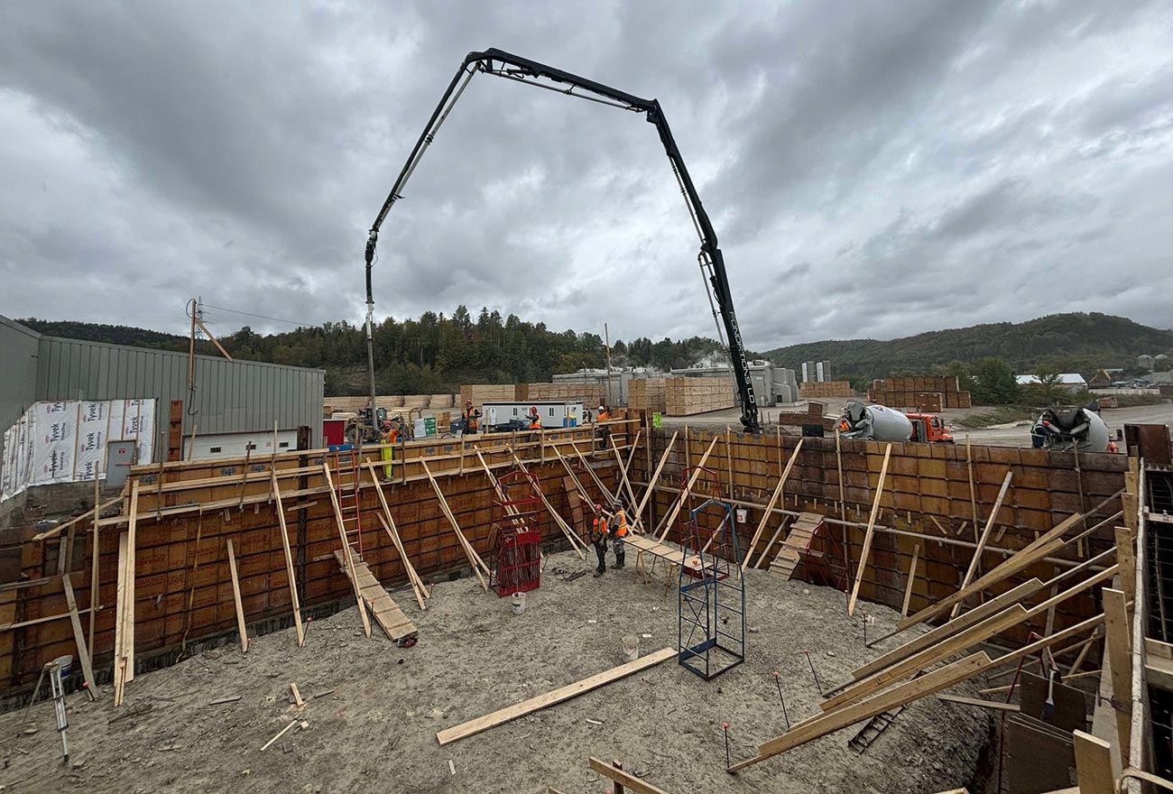 Projet dalles de béton à Campbelton