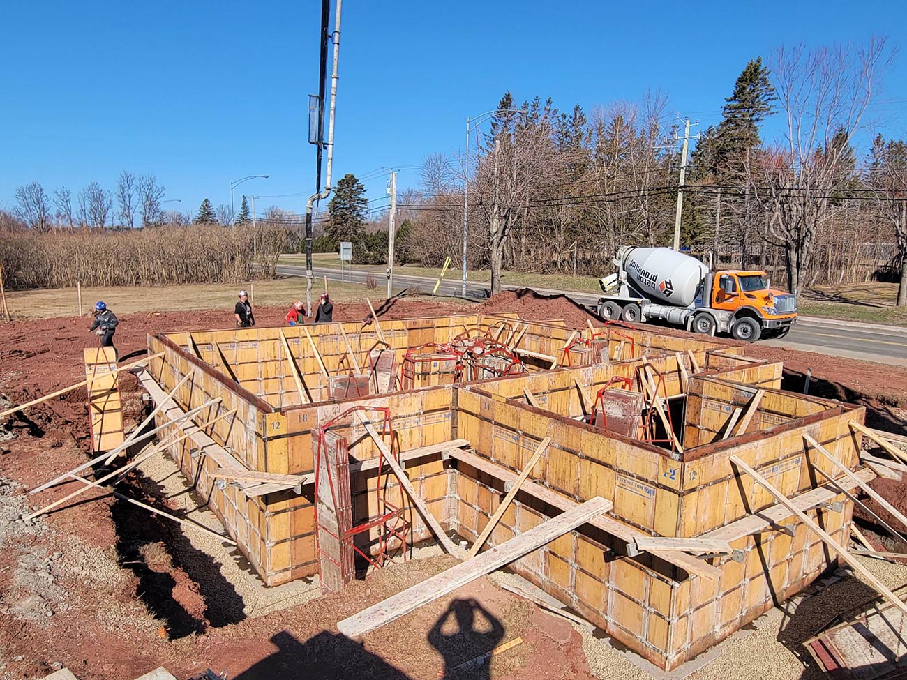 Projet dalles de béton à Campbelton