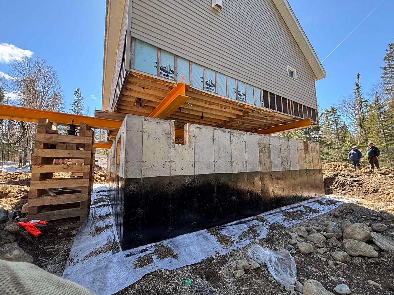 Projet dalles de béton à Campbelton
